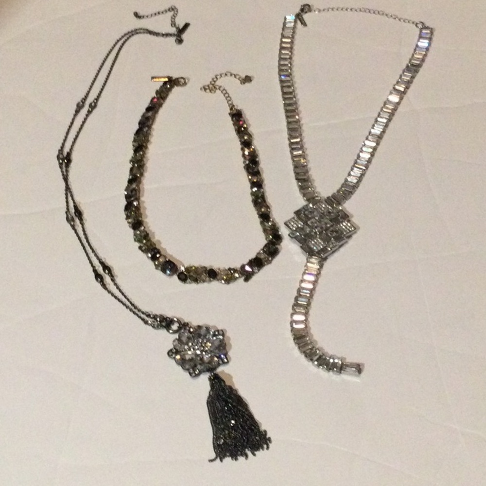 White House Black Market 3 necklaces